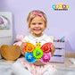 Wooden Toys - Montessori Toys For 2 Year Old Girls And Boys - Toddler Puzzles - Shape Sorting Matching Gear Game - Educational T