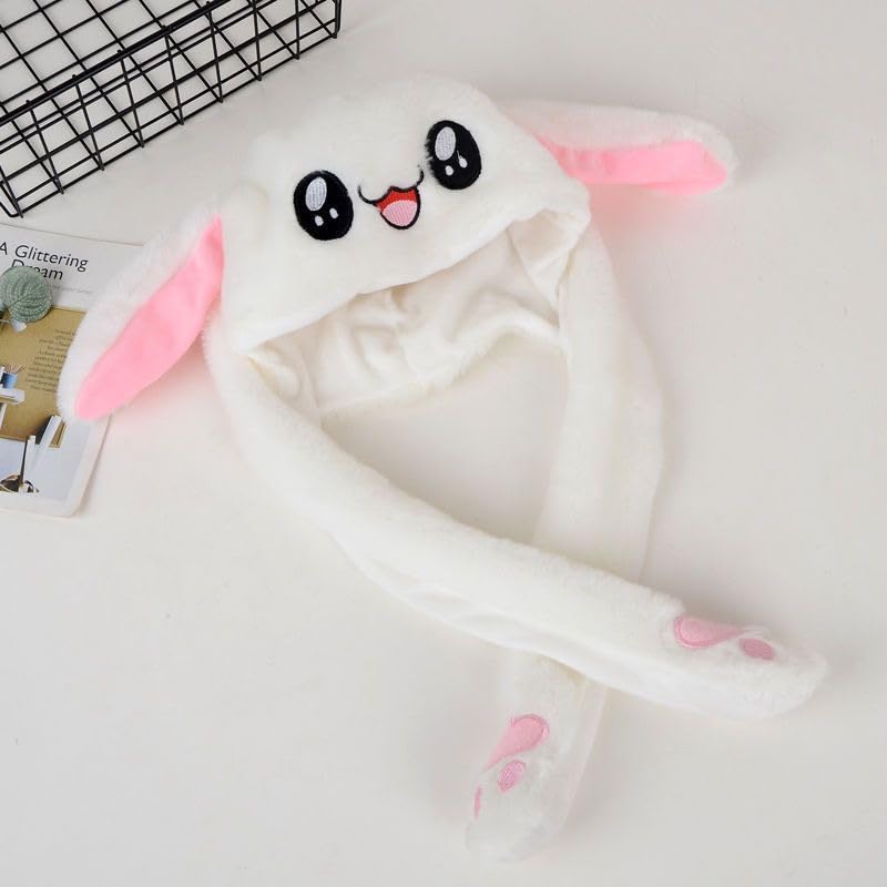LYLPYHDP Bunny Hat, Funny Plush Bunny Hats, Plush Christmas Rabbit Hat, Party Cosplay Cute Animal Hats.