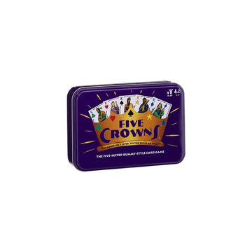 PlayMonster Five Crowns Collectible Tin - Rummy Card Game for 1-7 Players, Ages 8+, Family Fun, Multicolor