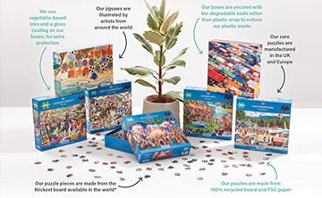 Gibsons Puzzle – Spotters At Doncaster By David Noble – 1000 Piece Puzzle For Kids And Adults – Ages 14 Years Old And Up