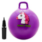 Flybar Hopper Ball For Kids - Bouncy Ball With Handle, Durable Bouncy Balls, Kangaroo Ball, Exercise Ball, Indoor And Outdoor Toy, Pump Included, Toddler Toys For Boys And Girls, Ages 3 And Up