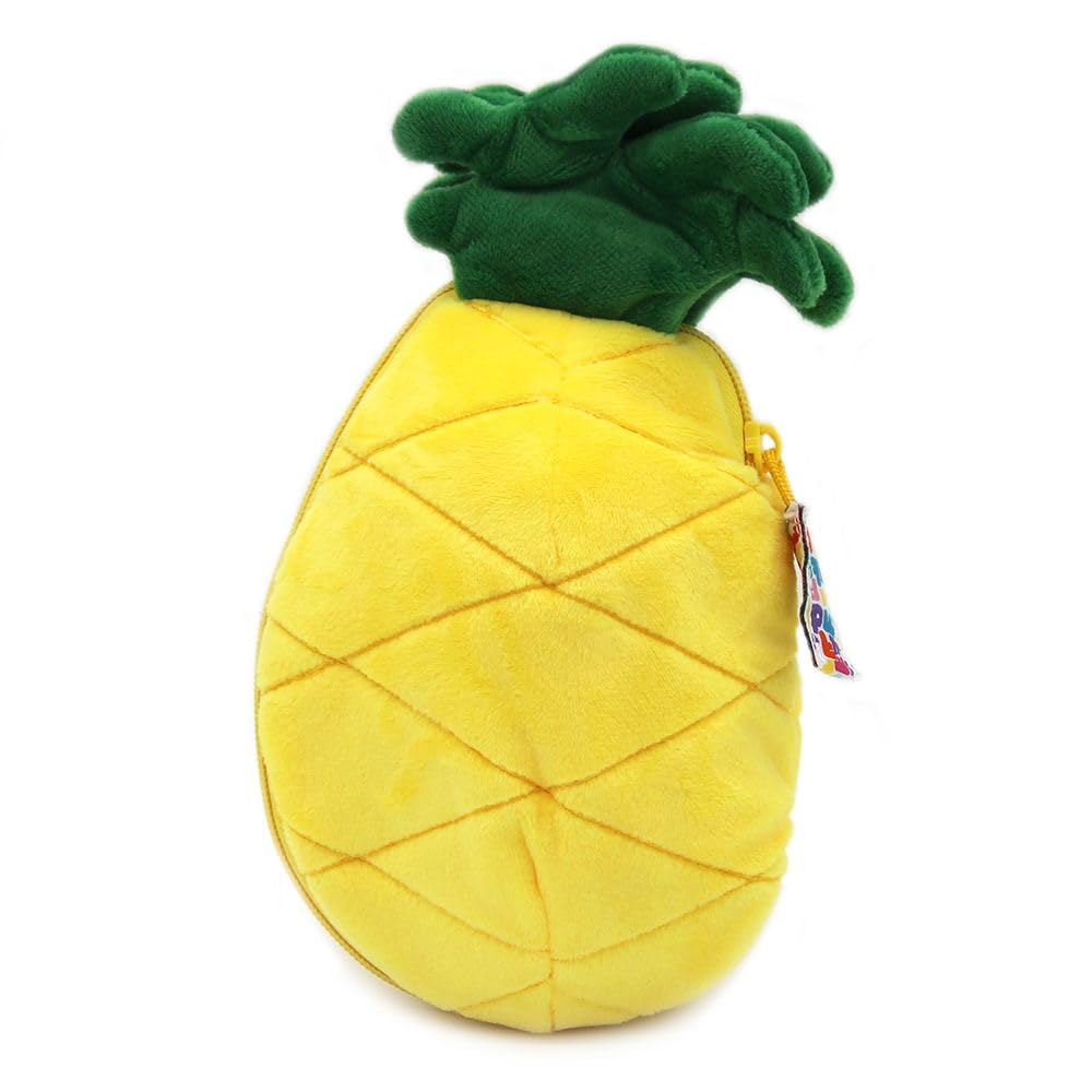 Les D  Glingos Flipetz Nugget The Chick Plushie - Reversible Pineapple To Chick 2-In-1 Stuffed Animal - 9 Inch Kids Transforming