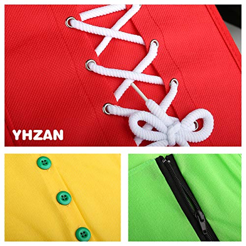 Learn To Tie Your Shoes Dressing Board Montessori Mobile Sensory Board Travel Therapist Life Skills Development Toy - Zip,Button,Snap,Buckle,Lace & Tie For Preschool Toddler 2-8 Years Old