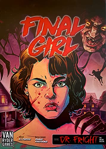 Final Girl: Frightmare on Maple Lane - Board Game by Van Ryder Games - Core Box Required to Play - 1 Player - Board Games for Solo Play - 20-60 Minutes of Gameplay - Teens and mature-themeds Ages 14+