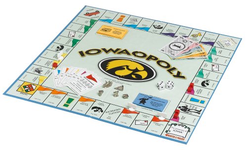Late For The Sky University Of Iowa - Iowaopoly,Black, Gold