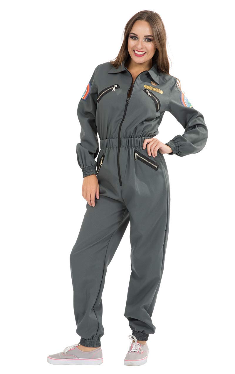Orion Costumes Womens Sci-Fi Heroine Space Craft Pilot Astronaut Scientist Halloween Film Fancy Dress