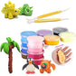 Firstly Traders Air Dry Clay Clay Craft Kits For Kids 12 Colors Modelling Clay With Tools Set For Boys Girls| Light Magic Foam C