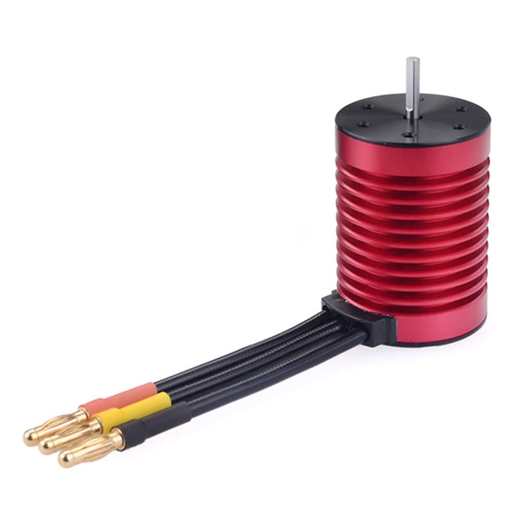 KingVal Replacement F540 4370KV Waterproof Brushless Motor Shaft 3.175mm Compatible with 1/10 RC Car
