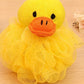 Cartoon Bath Pouf Puff Mesh Bath Sponges With Stuffed Animal Loofah (4 Pack) Rabbit,Bear,Duck,Frog Design