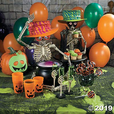 Fun Express Accordion Party Hats - Set of 12 - mad hatter tea party decorations