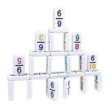 Pureplay Mexican Train Dominoes Set With Numbers - Double 12 Colored Number Dominoes - Includes 91 Tiles With 9 Trains, Plastic Pieces And Aluminum Case For 2-8 Players Ages 8+