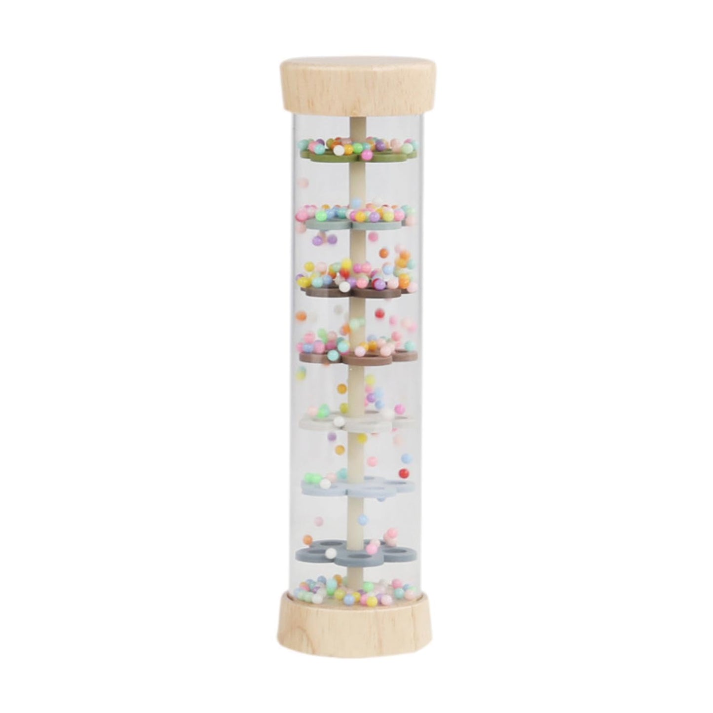 Bnf Beaded Rainmaker Rainfall Rattle Tube Rain Sound Toy For Kids Boy Girl Light Color Baby | Toys For Baby | Developmental Baby