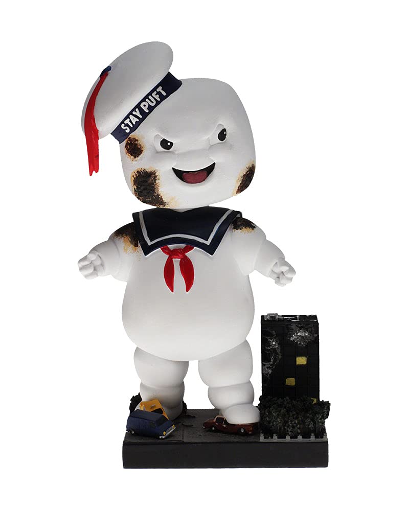 Royal Bobbles Ghostbusters Stay Puft Bobblehead Statue - Scorched Variant, 8" Multicolor Resin, Model 1298