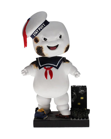 Royal Bobbles Ghostbusters Stay Puft Bobblehead Statue - Scorched Variant, 8" Multicolor Resin, Model 1298