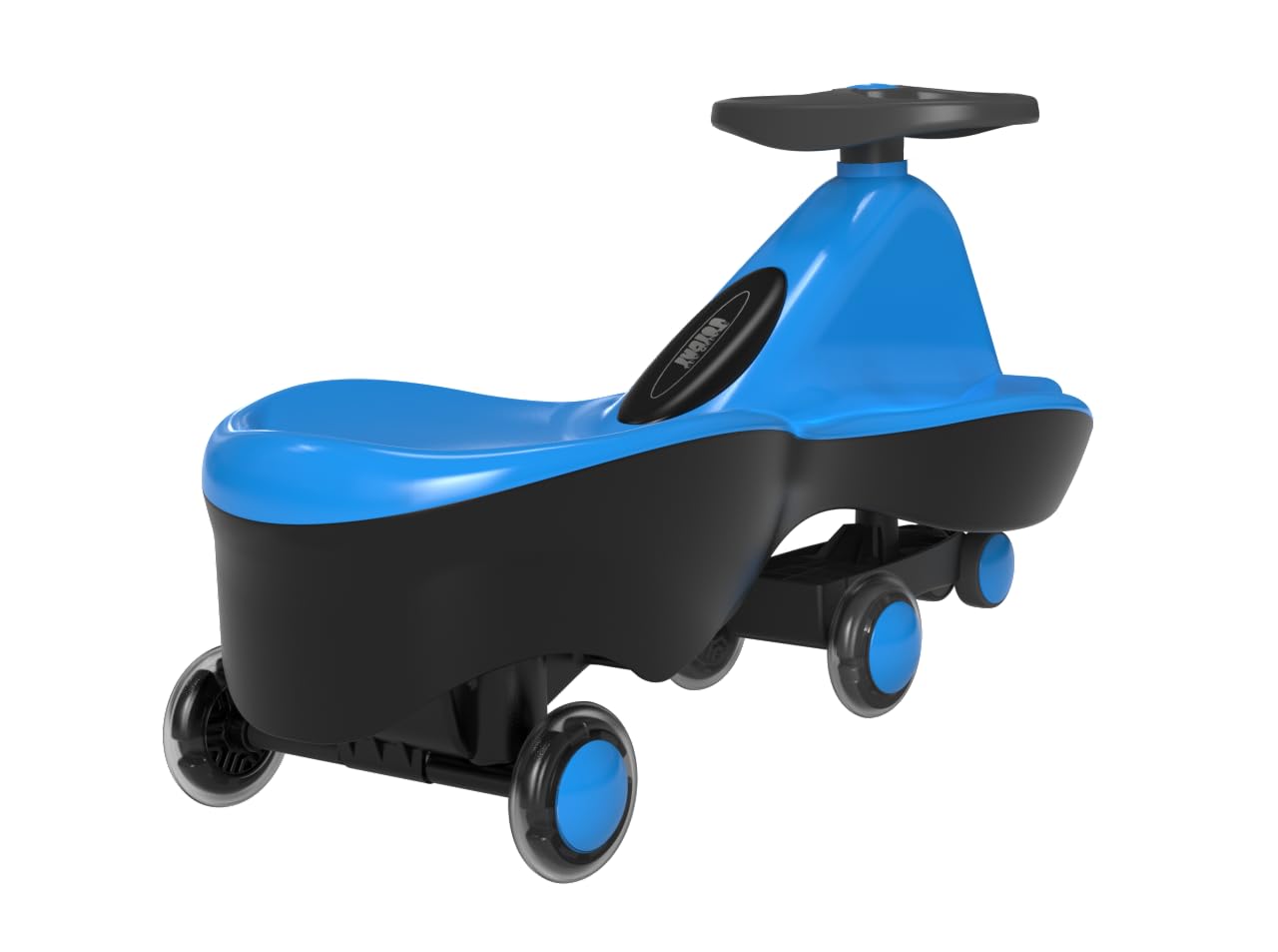 Joybay Sports Collection Premium Led-Wheel Swing Car Ride On Toy (Ocean Blue, Come Fully Assembled)