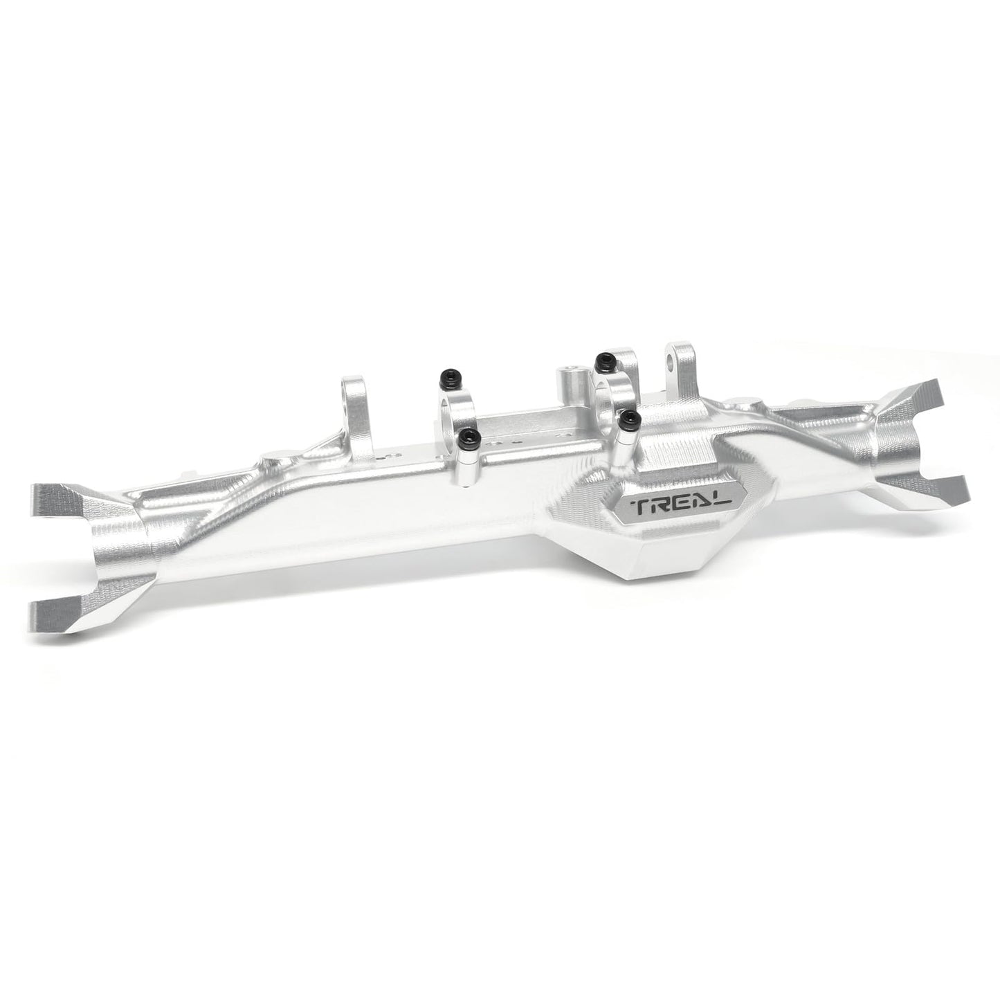 TREAL Aluminum 7075 Front Axle Housing CNC Billet Machined Upgrades for Vanquish Products H10 Optic(Silver)
