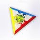 Bukefuno Qy Toys Pyramid 4X4 Cube Stickerless Magic Mofangge 4X4X4 Pyraminx Puzzle Cube Speed Cubes
