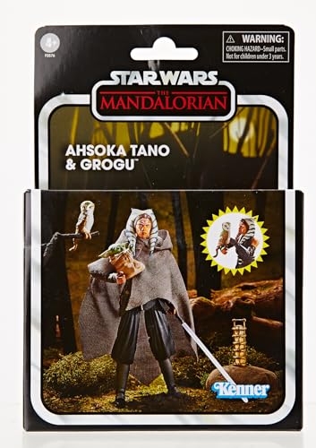STAR WARS The Vintage Collection Ahsoka Tano and Grogu Deluxe Action Figure Set  8 Pieces