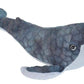 Wild Republic Humpback Whale Plush Toy, 13" Cuddlekins, Multi-Color, Soft Polyester Stuffed Animal for Kids - Model 22453