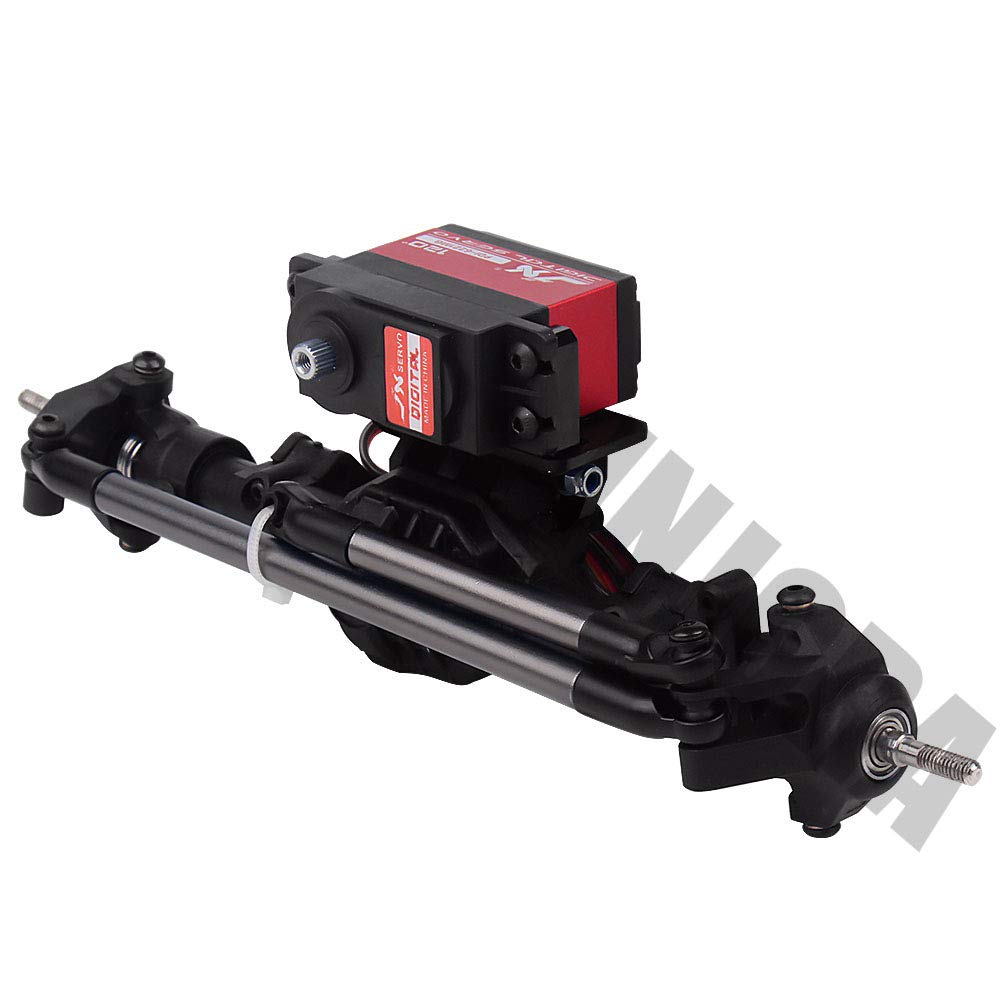 INJORA Metal Axle Servo Base Stand for 1/10 RC Crawler Axial SCX10 II 90046 AR44 Axle