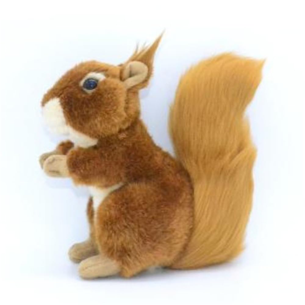 Jianeexsq Realistic Squirrel Stuffed Animal, Lifelike Squirrel Model Plush Toy, Unique Plush Gift Collection For Kids Birthday (Sitting)
