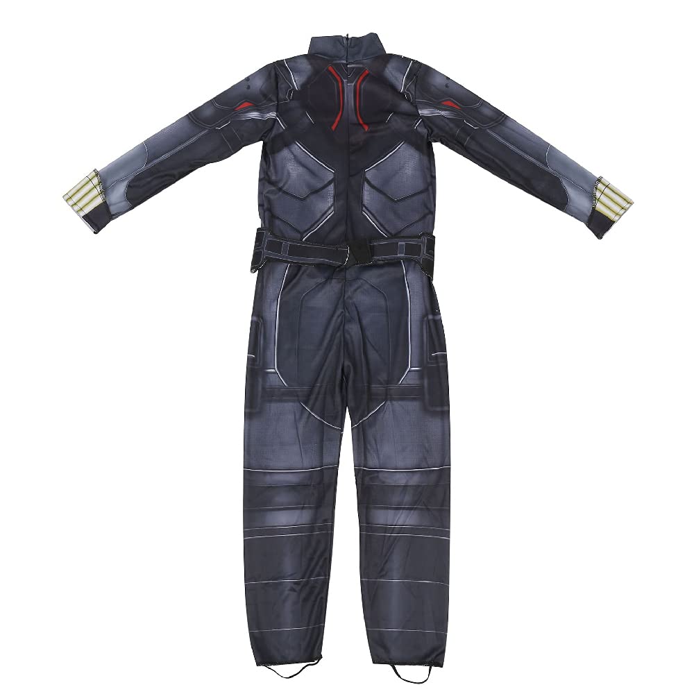 Quenny new black widow girls game dress up,Halloween party role-playing costume. (Black, Large)