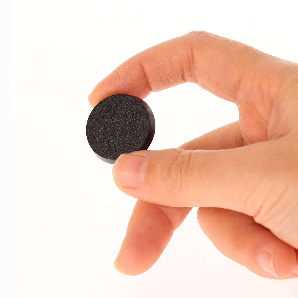Evemodel Mb325 40Pcs Round Plastic Model Bases 25Mm Or 0.98Inch For Gaming Miniatures Or Wargames Table Games