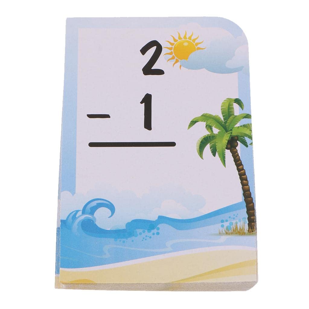 Atorse 36 Pieces Math Flash Cards For Elementary School Grades Pk3 Subtraction