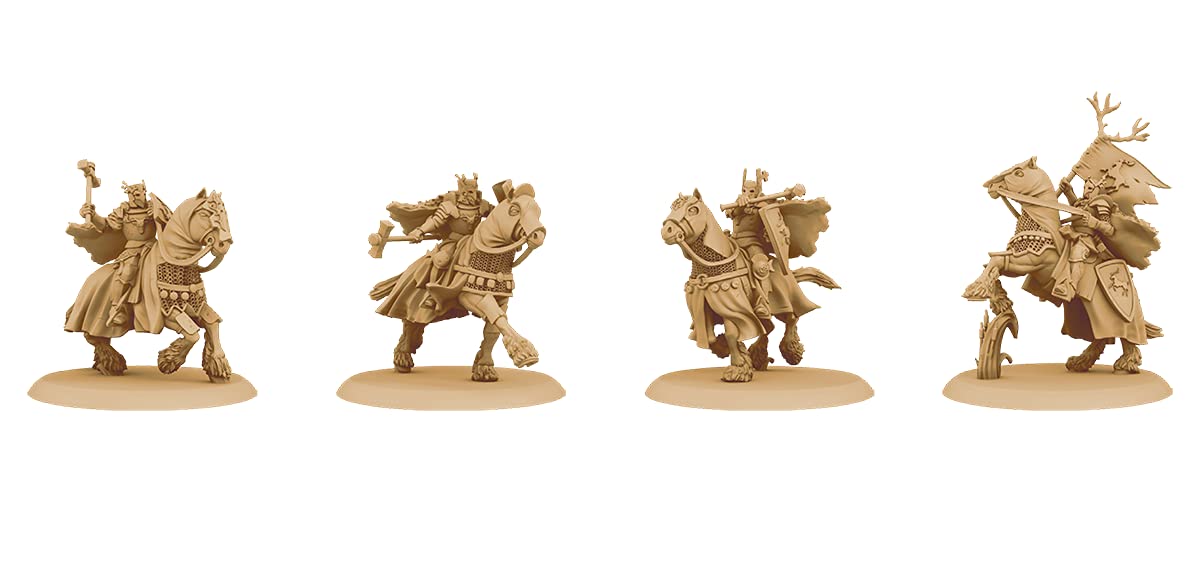 CMON A Song of Ice and Fire Tabletop Miniatures Game Champions of The Stag Unit Box (Multilingual Edition) - Strategy Game for mature-themeds  Ages 14+  2+ Players  45-60 Minute Playtime  Made by CMON