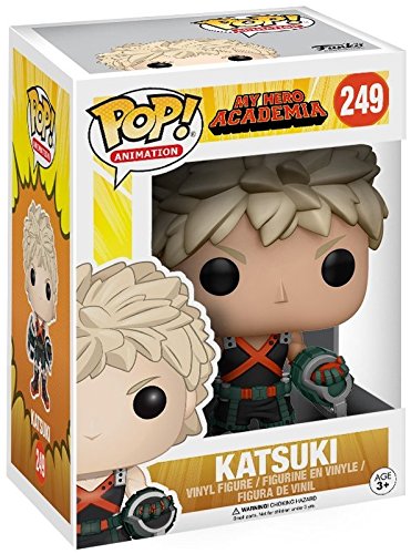 Funko Pop My Hero Academia - Katsuki Pop! Vinyl Figure (Bundled With Compatible Pop Box Protector Case), Multicolor, 3.75 Inches