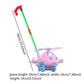 Merishopp Push Along Walking Toy Early Education Learning Walking Toy For Age 13 Kids Pink