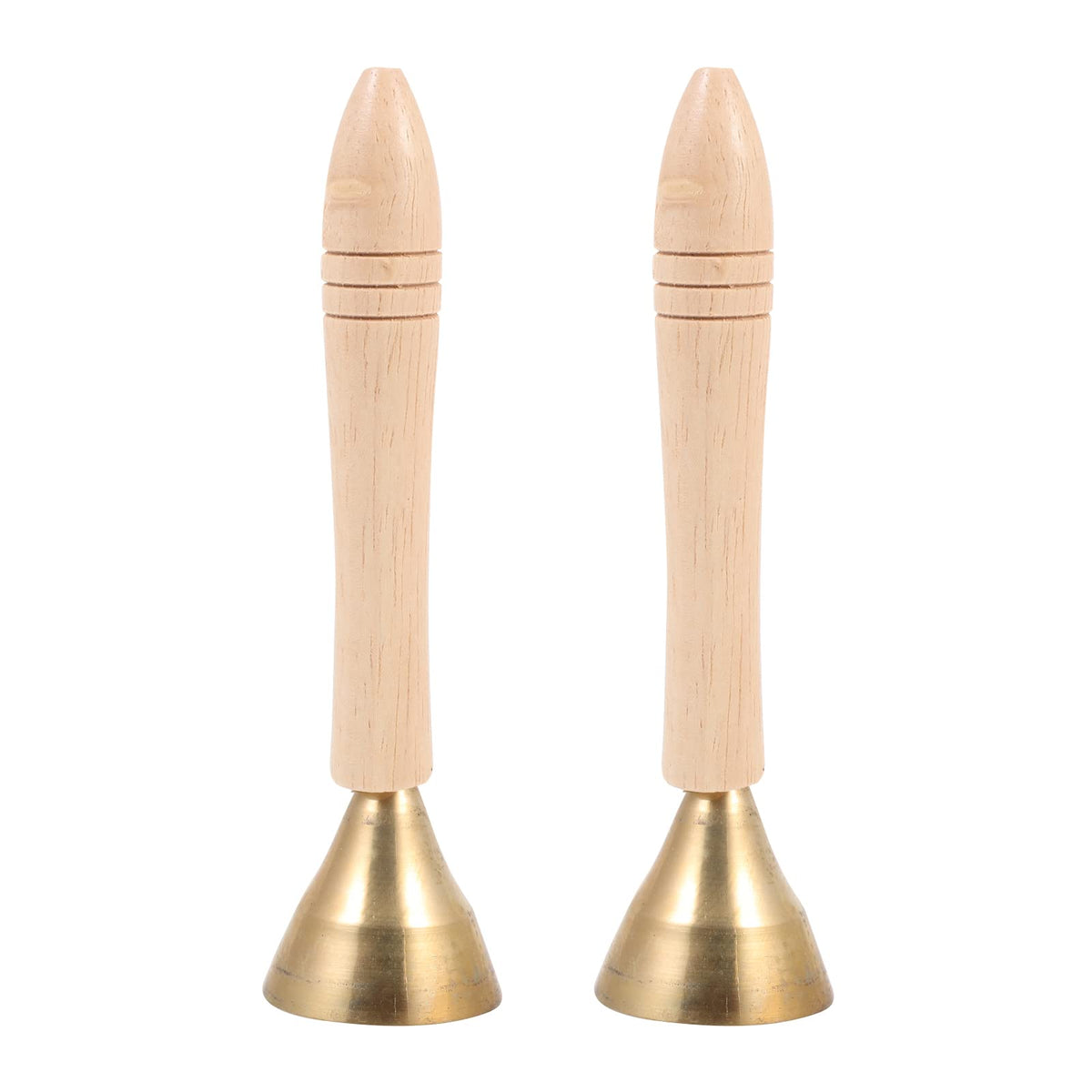 Excluzo 1 Pair Handheld Bell Toys Hand Bells Percussion Instrument Children Musical Toys
