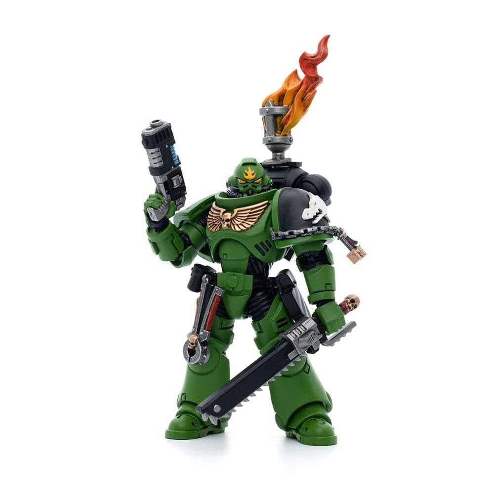 JoyToy Warhammer 40K: Salamanders Assault Intercessors Brother Tsekgan 1:18 Scale Figure