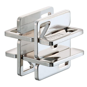 Bepuzzled |Hashtag Hanayama Metal Brainteaser Puzzle Mensa Rated Level 4, For Ages 12 And Up