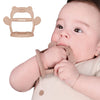 Petinube Baby Wrist Silicone Teether Soothing Pacifier For Infants 3+ Months Babies Pack Of 1 Made In Korea Anti-Dropping (Bear-