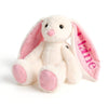 Customizedbee Embroidered Plush Bunny with Childs Name, Personalized Bunny Stuffed Animal, Custom Baby Toys, 1 Year Old Girl Gi