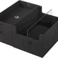 Gamegenic Game's Lair 600+ Convertible Deck Box - Double-Sleeved Card Storage  Holds up to 600 Cards  enhanced Card Game Protector  Nexofyber Surface  Black Color  Made