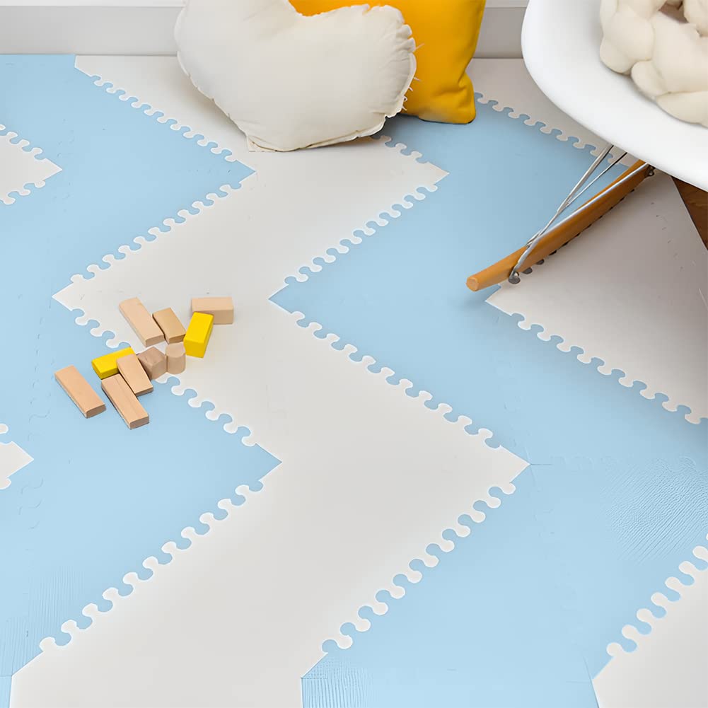 Soft Non-Toxic Baby Play Mat | Toddler Playmat | 72 Pcs 51.2 In X 64 In | Colorful Jigsaw Puzzle Playmatfoam Floor Mats For Kids