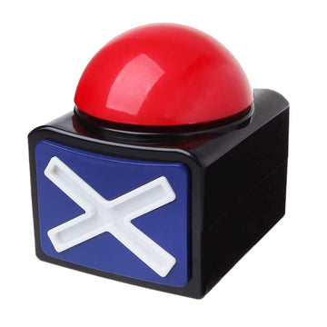 Boskey Game Buzzer, Party Competition Prop Toy With Lights And Alarm Sound Game Show Button Box, Quiz Buzzer For Game Show, Quiz Master Buzzer For Family Competition Games