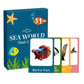 Sea World Flash Cards For Kids Ages 26 I 30 Realistic Ocean Animal Learning Cards | Educational Toddler & Preschool Vocabulary 