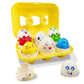 Pinkiwine Easter Hide & Squeak Eggs Montessori Sorting & Matching Learning Toys For Toddlers Kids Boys Girls Easter Basket Stuff