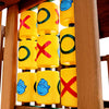 Gorilla Playsets 07-0010 Tic Tac Toe Spinner Activity Panel For Swing Sets, Yellow