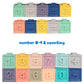 Litand Soft Stacking Blocks For Baby - Sensory Montessori Toys Toddler Activities - Gifts For Boy Girl 6 9 12 18 Months 1 2 3 Year Old Birthday - Infant Bath Toys