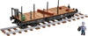 COBI Historical Collection WWII Schwerer Plattformwagen Ssys, Brown & Gray, Plastic Model 6284