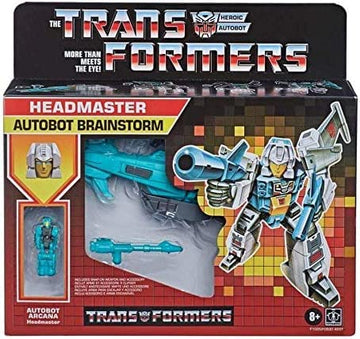 Transformers 2021 Modern Figure In Retro Packaging Autobot Headmaster Brainstorm With Arcana