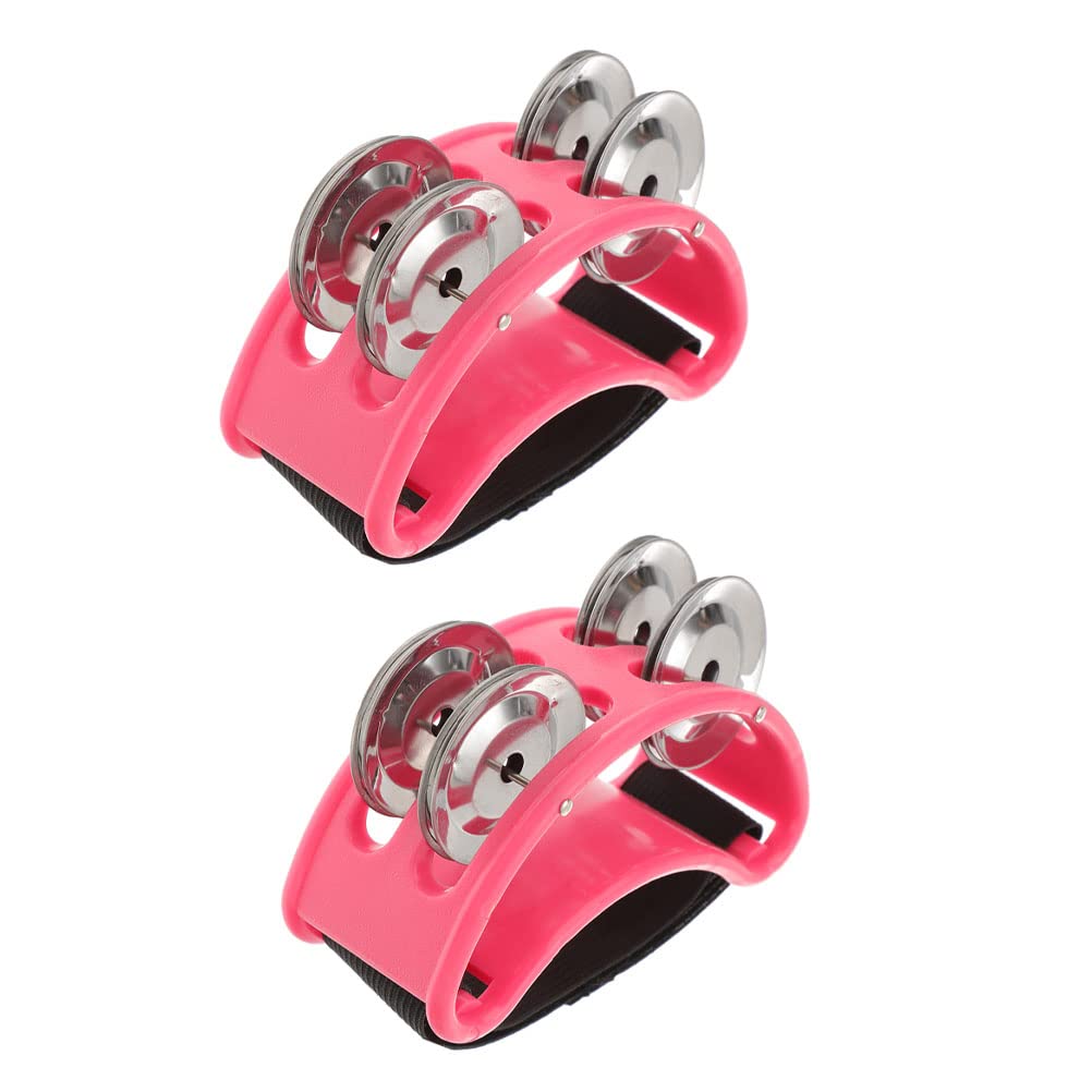 Excluzo 2Pcs Music Enlightenment Toy Foot Tambourines Percussion Instrument Children Foot Bell