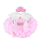Pink Crown Reborn Baby Dolls Clothes For 20-23 Inch Pure Handmade 2 Pieces Reborn Doll Baby Girl Clothing Set
