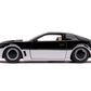 Jada Toys Hollywood Rides Knight Rider K.A.R.1982 Pontiac Firebird 1: 24 Diecast Vehicle With Light Up Feature, Glossy Black / S