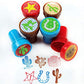 Tiny Mills 24 Pcs Western Cowboy Cowgirl Stampers for Kids Western Party Favors Goody Bag Stuffers Pinata Fillers Carnival Class
