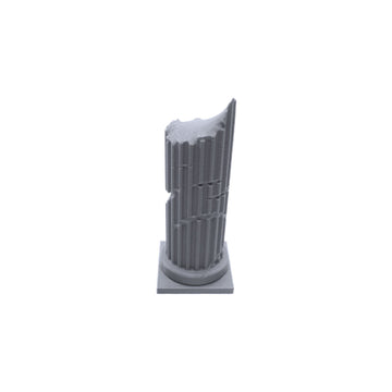 Endertoys Roman Ruined Pillars, Terrain Scenery For Tabletop 28Mm Miniatures Wargame, 3D Printed And Paintable